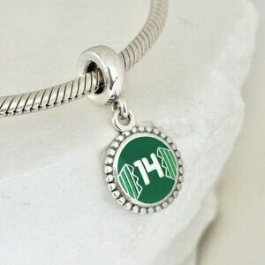 Pandora Engraving Mexico Soccer Jersey #14 Dangle S925 Silver Charm